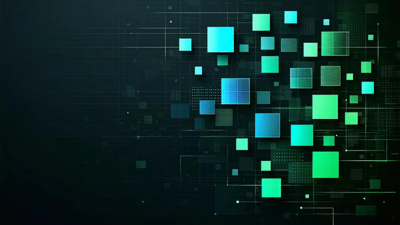 Abstract grid of ISO 27001 controls selectively applicable to SaaS