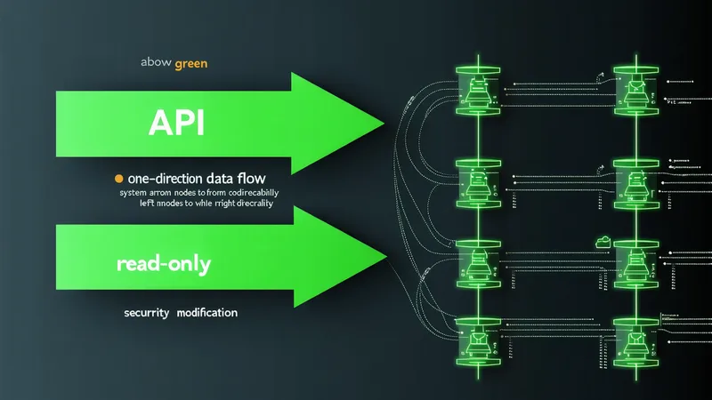 Abstract visualization of read-only API architecture